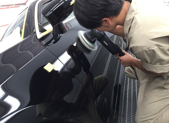 ガラスコーティング施工